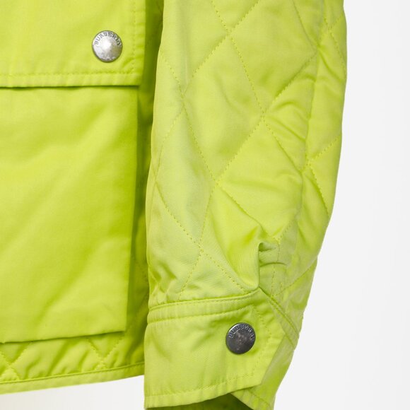Burberry Neon Yellow Quilted Short Jacket - Picture 5 of 11